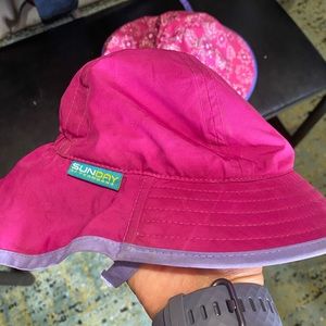 Sunday Afternoons bucket baby sun hat with Velcro chin strap